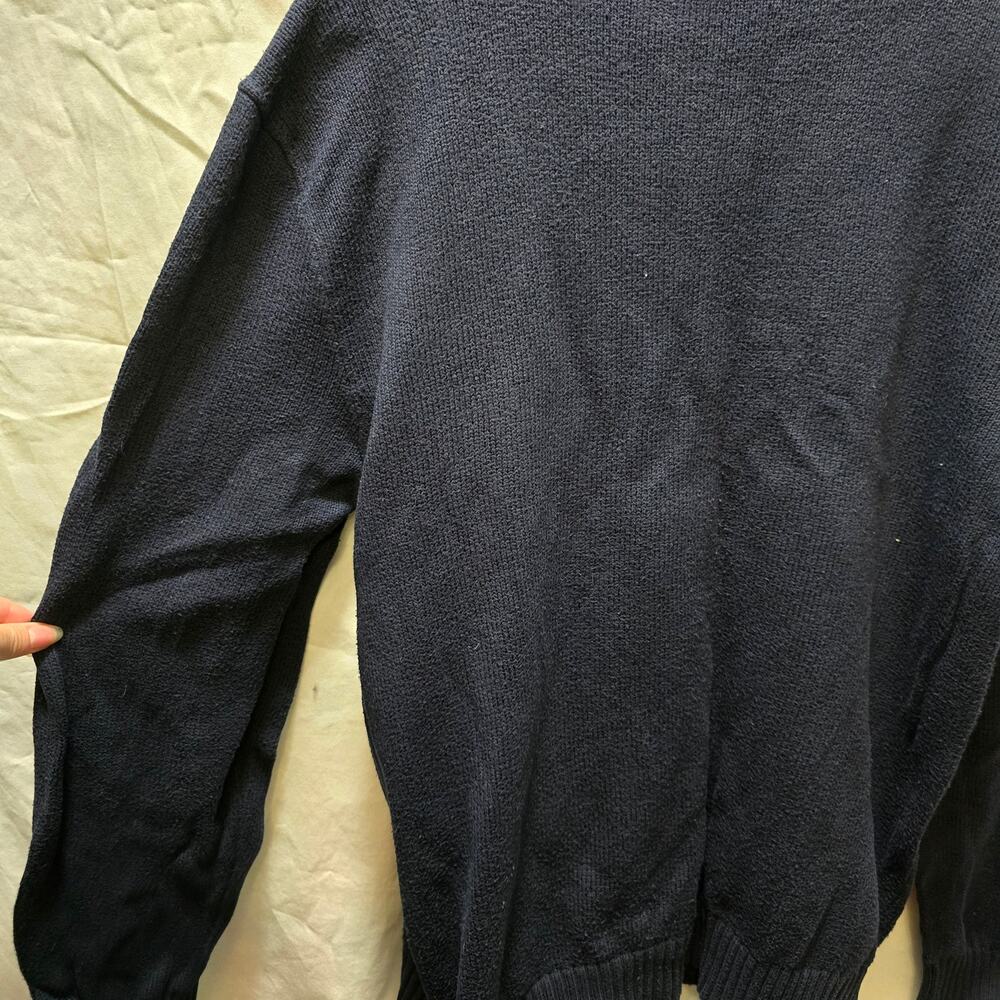 Polo Ralph Lauren 1/4 zip knit sweater 100% cotton men's XL long sleeve ribbed - Picture 12 of 12